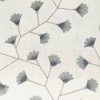 blue botanical embroideried fabric from Sanderson