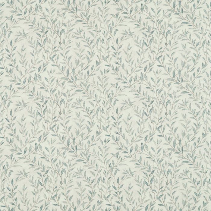Osier Fabric - Wedgwood / Silver swatch