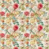 multicolour botanical linen fabric from Sanderson