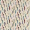 multicolour botanical linen fabric from Sanderson