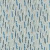 blue botanical linen fabric from Sanderson