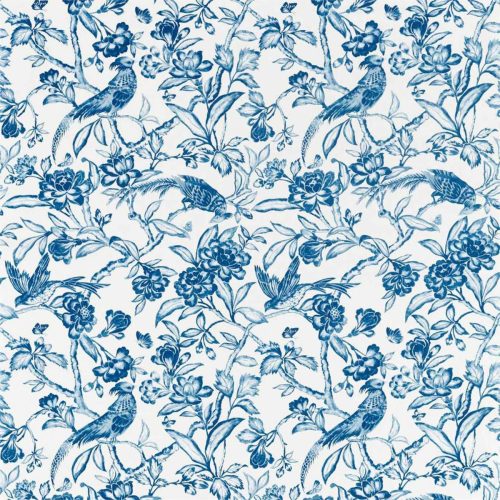 Tattershall Fabric - Indigo by Tattershall Fabric - Indigo from