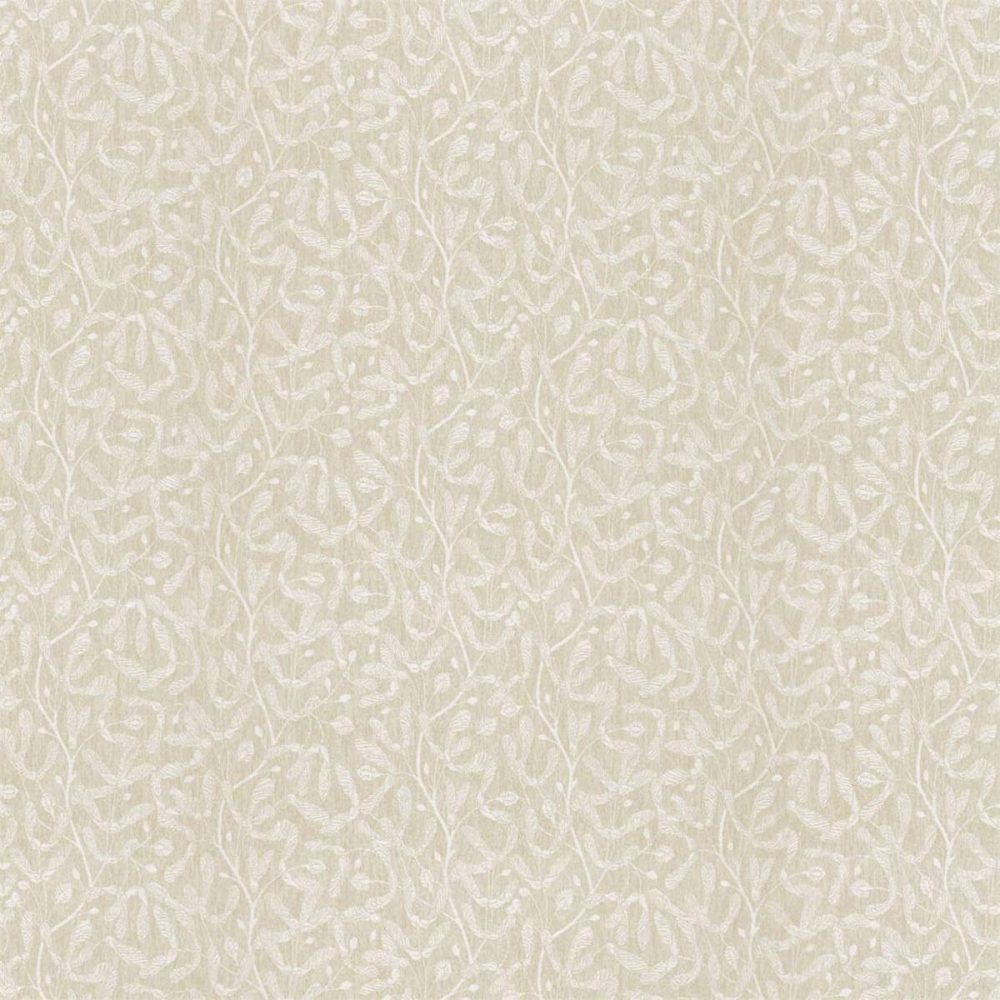 Trailing Sycamore Weave Fabric - Linen by brown botanical jacquard fabric from Sanderson