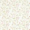 brown botanical cotton fabric from Sanderson