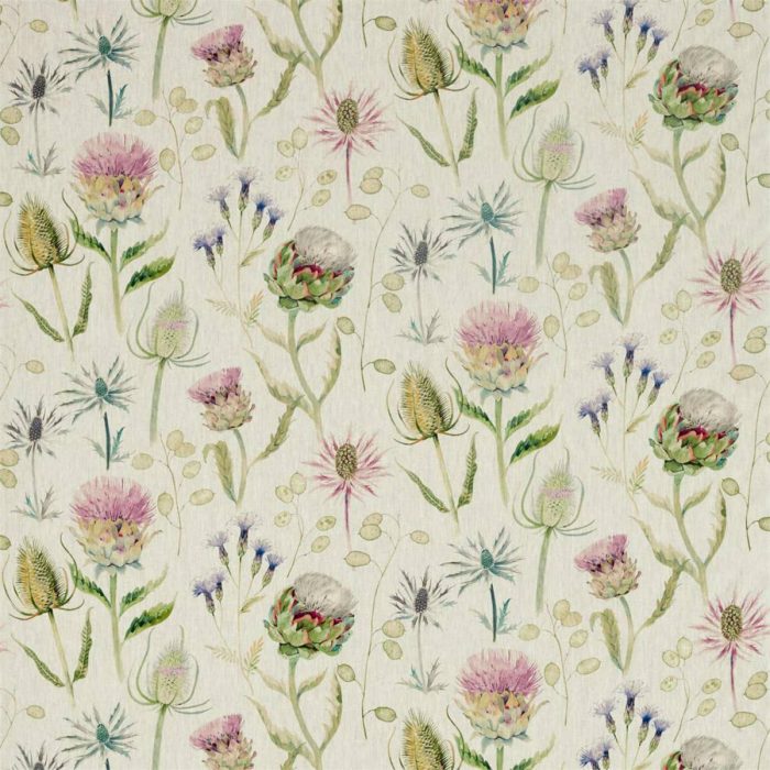 Thistle Garden Linen - Thistle / Fig swatch
