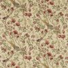 green botanical linen fabric from Sanderson