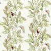 green botanical cotton fabric from Sanderson