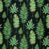 green botanical cotton fabric from Sanderson