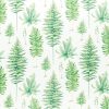 green botanical cotton fabric from Sanderson