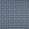 blue geometric jacquard fabric from Sanderson