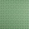 green geometric jacquard fabric from Sanderson