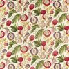 multicolour botanical cotton fabric from Sanderson