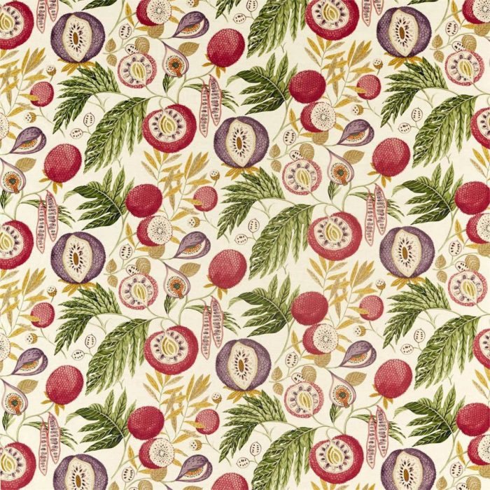 Jackfruit Fabric - Fig / Olive swatch