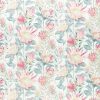 multicolour botanical printed fabric from Sanderson