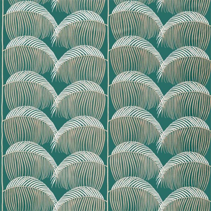 Manila Embroidery Fabric - Eucalyptus swatch