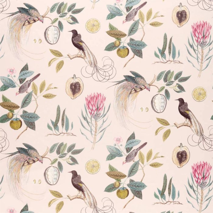 Paradesia Fabric - Orchid / Grey – Orchid Grey swatch