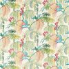 multicolour animal embroideried fabric from Sanderson