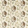 brown animal printed fabric from Sanderson
