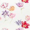 multicolour botanical cotton fabric from Sanderson