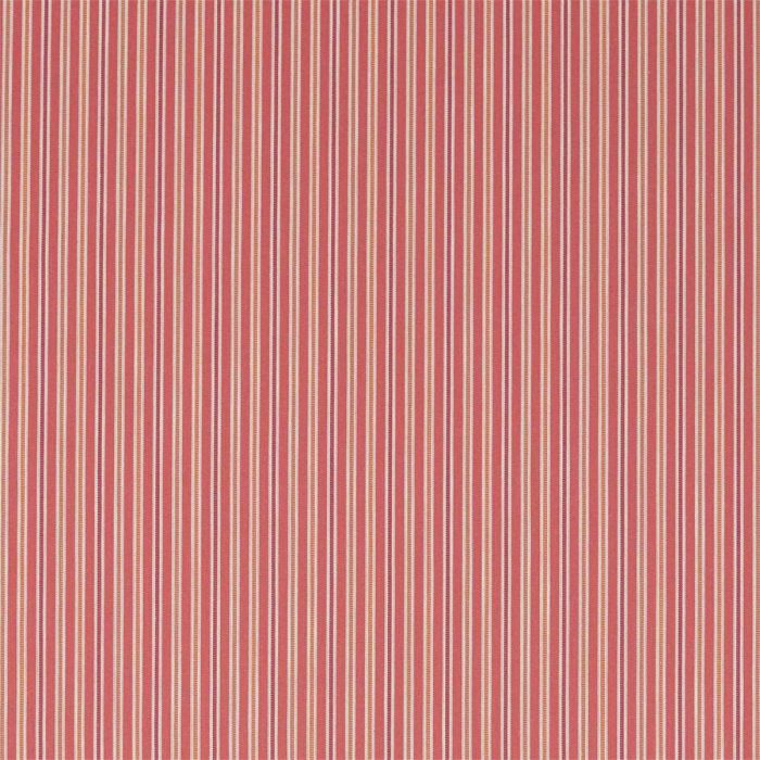 Melford Stripe Fabric - Rowan Berry swatch