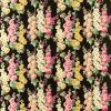 black-grey botanical woven fabric from Sanderson