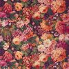 multicolour botanical velvet-chenille fabric from Sanderson