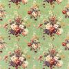 green botanical velvet-chenille fabric from Sanderson