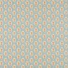 blue botanical cotton fabric from Sanderson