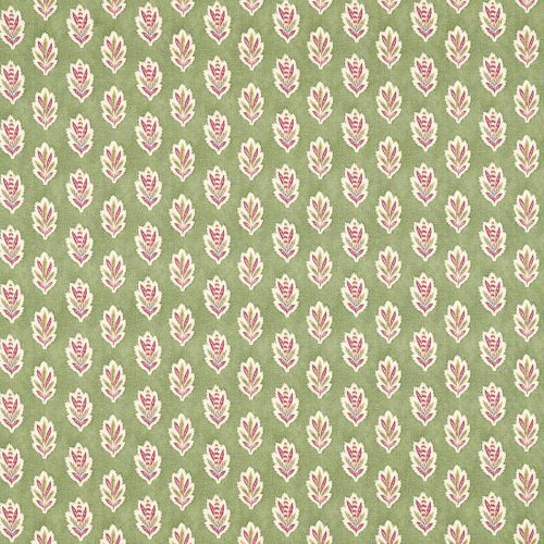 Sessile Leaf Fabric - Forest Green by green botanical cotton fabric from Sanderson