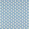 blue botanical cotton fabric from Sanderson