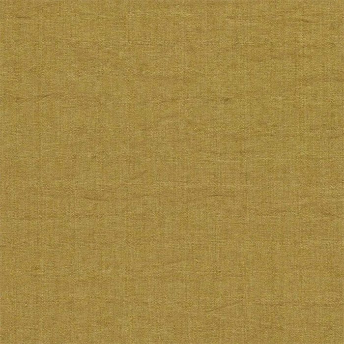 Rue Linen Fabric - Saffron swatch