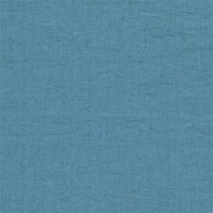 Rue Linen Fabric - Wedgewood