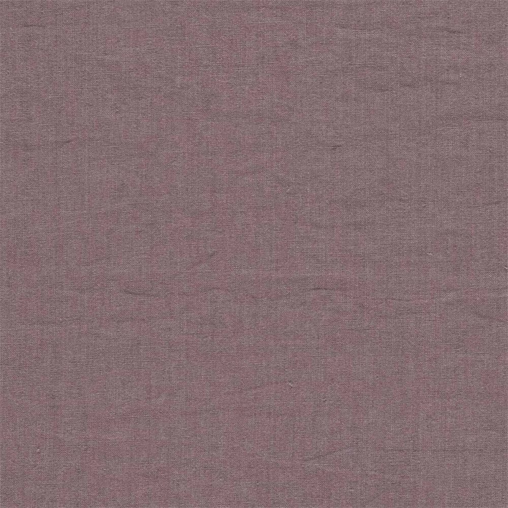 Rue Linen Fabric - Rose by pink plain woven fabric from Sanderson