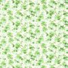 green botanical cotton fabric from Sanderson