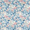 blue animal printed fabric from Sanderson
