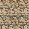 black-grey botanical jacquard fabric from Sanderson