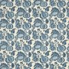 blue botanical printed fabric from Sanderson