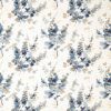 blue botanical linen fabric from Sanderson