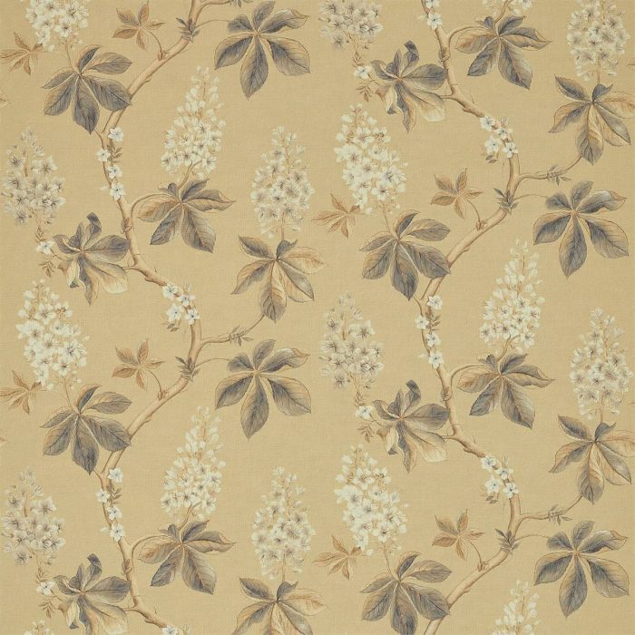 Chestnut Tree Fabric - Wheat / Pebble swatch