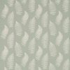 green botanical embroideried fabric from Sanderson