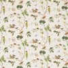 multicolour animal linen fabric from Sanderson