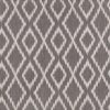 black-grey geometric jacquard fabric from Romo