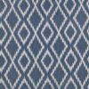 blue geometric jacquard fabric from Romo