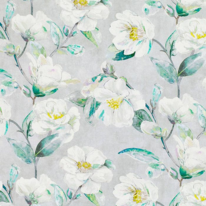 Japonica Fabric - Jade fabric swatch 7845/01