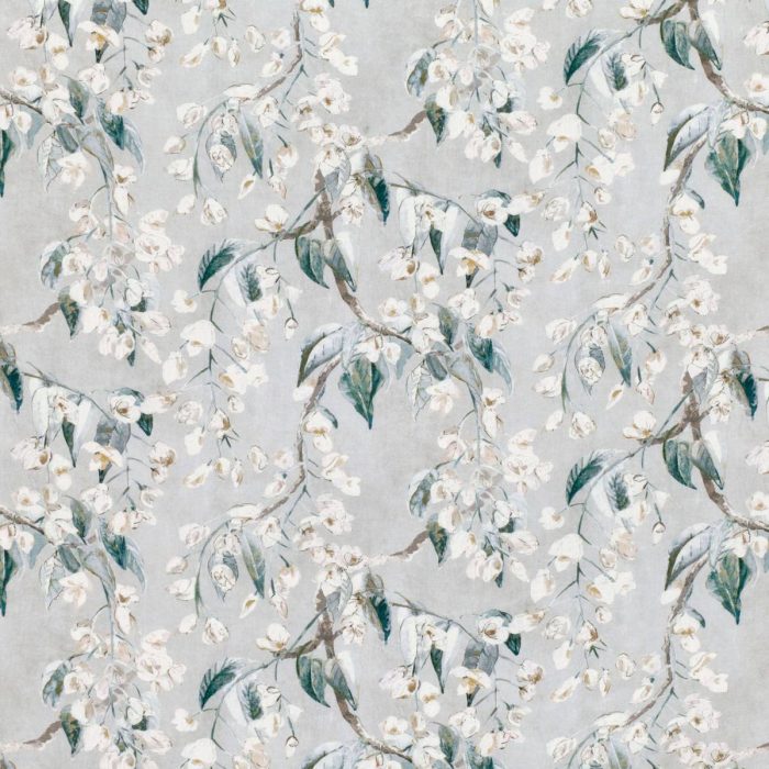 Wisteria Fabric - Eucalyptus fabric swatch 7846/03