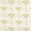 green botanical linen fabric from Romo