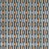 multicolour geometric velvet-chenille fabric from Romo
