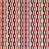 multicolour geometric velvet-chenille fabric from Romo