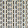 black-grey geometric velvet-chenille fabric from Romo