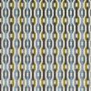 black-grey geometric velvet-chenille fabric from Romo